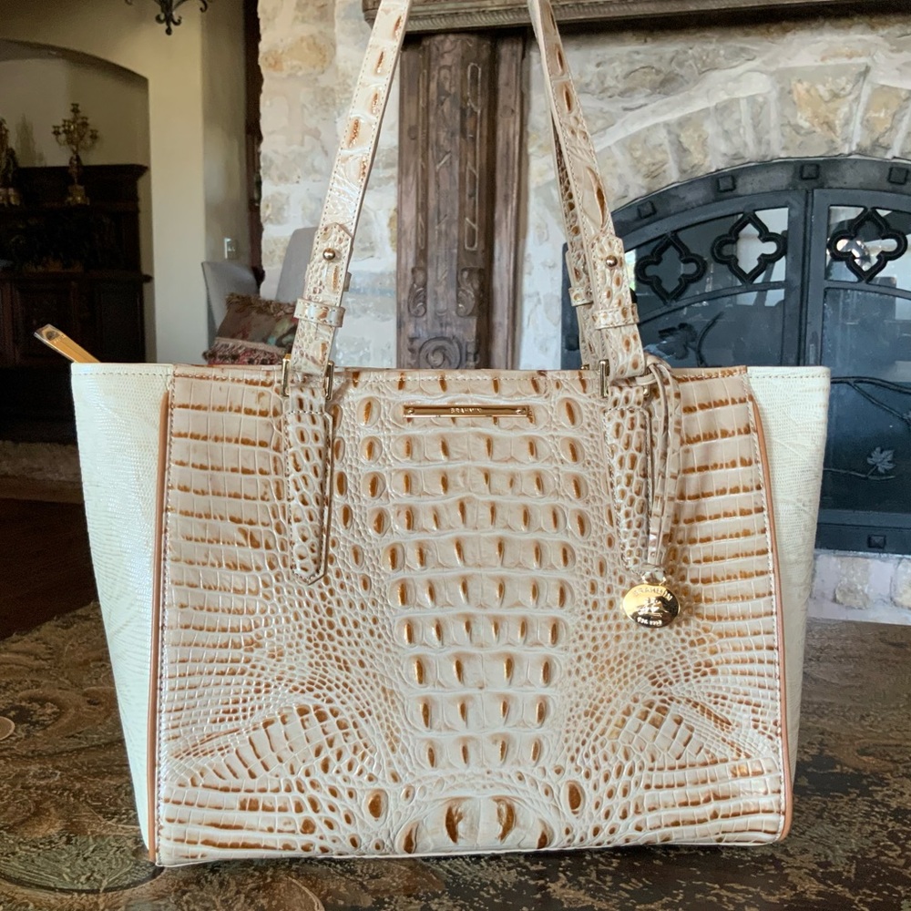 Brahmin Arno (medium) - Champagne Merritt